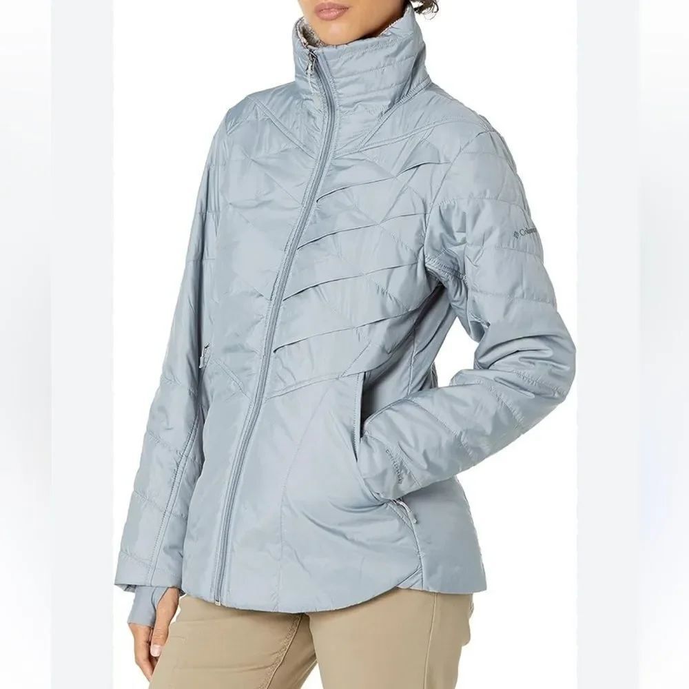 Columbia Women's Kaleidaslope II Jacket, Tradewinds Grey M - Picture 2 of 8